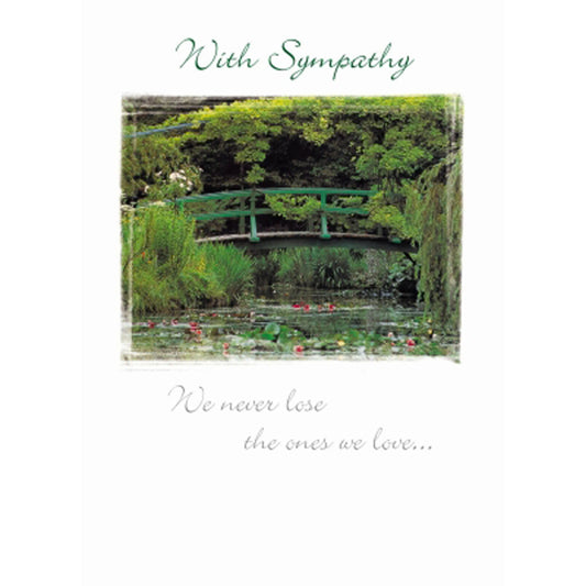 Sympathy Card - Giverny Bridge