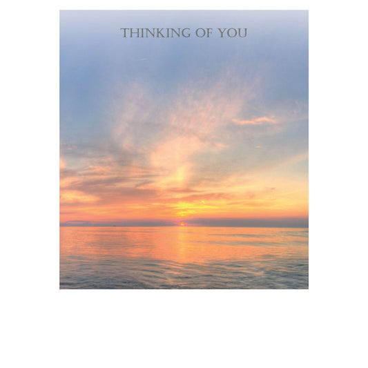 Thinking Of You Card - Sunset