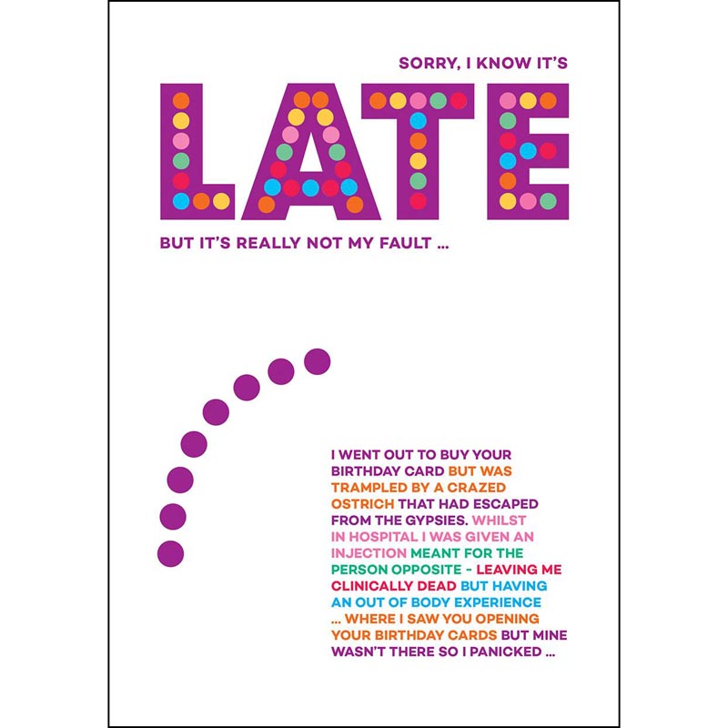 Wordies Card - LATE (Splimple)