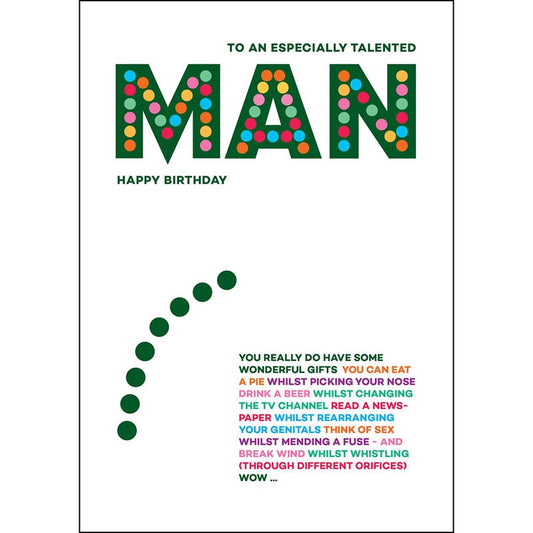 Wordies Card - MAN (Splimple)
