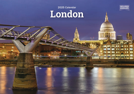 London A5 Calendar 2025