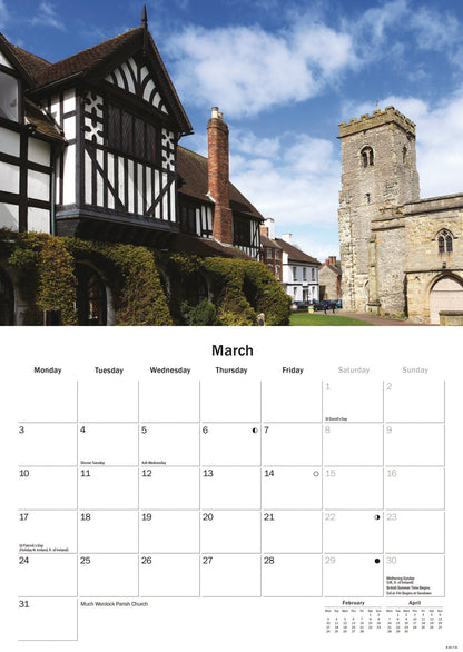 Shropshire A5 Calendar 2025