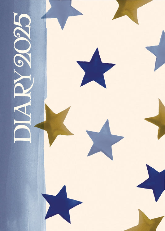 Emma Bridgewater Blue Star A6 Diary 2025 (PFP)