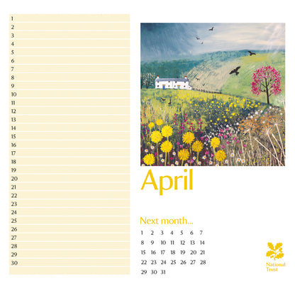 National Trust - Jo Grundy Birthday Midi Calendar 2027 (PFP)
