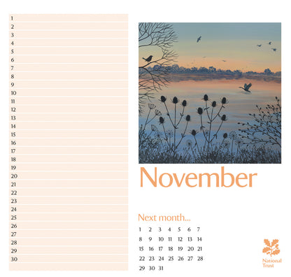 National Trust - Jo Grundy Birthday Midi Calendar 2027 (PFP)