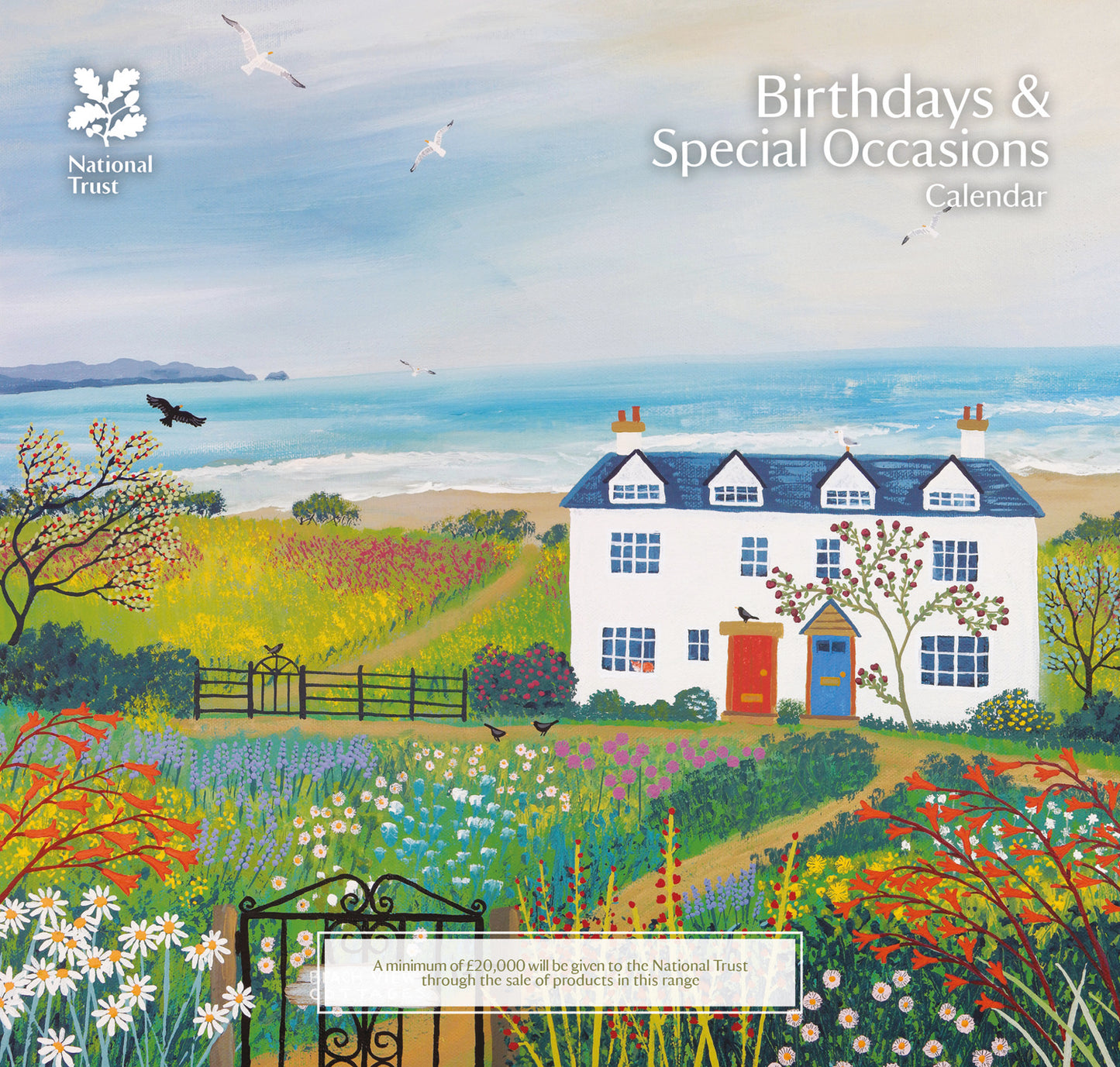 National Trust - Jo Grundy Birthday Midi Calendar 2027 (PFP)