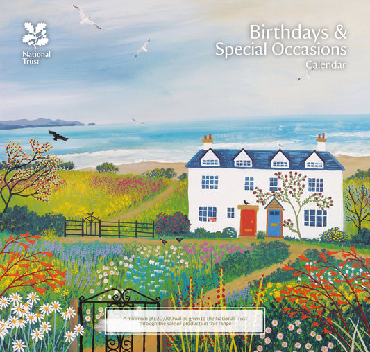 National Trust - Jo Grundy Birthday Midi Calendar 2027 (PFP)