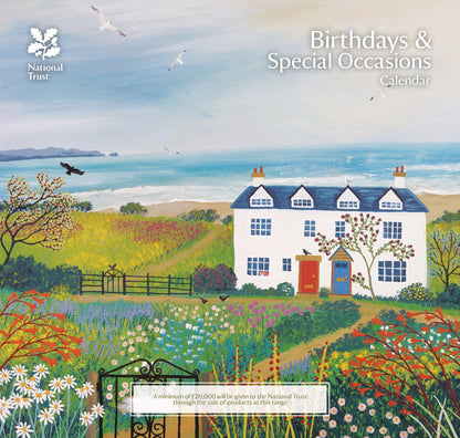 National Trust - Jo Grundy Birthday Midi Calendar 2025 (PFP)