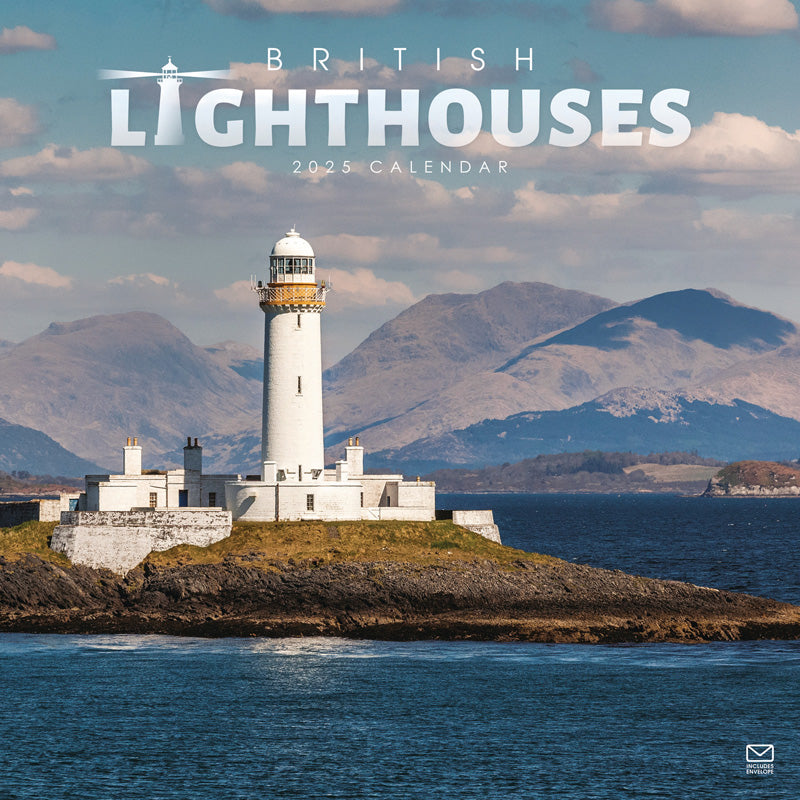 British Lighthouses Wall Calendar 2025 (PFP)
