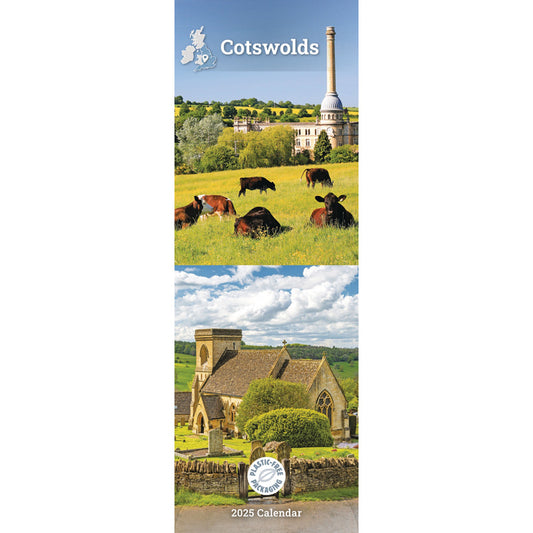 Cotswolds Slim Calendar 2025 (PFP)