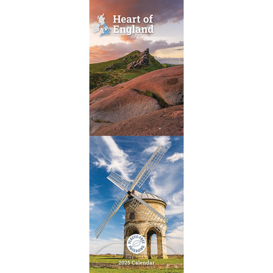 Heart Of England Slim Calendar 2025 (PFP)