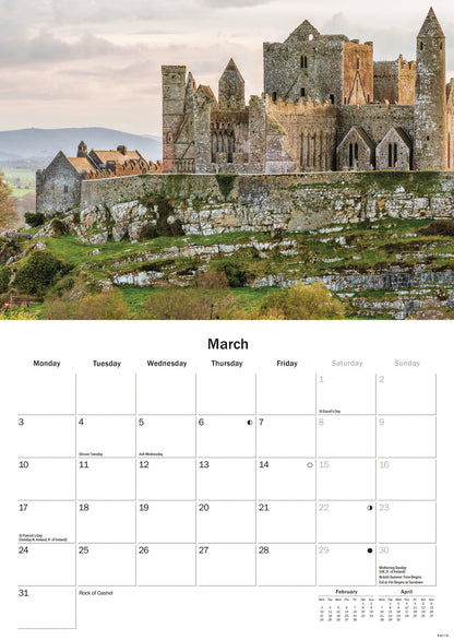 Ireland Eire A5 Calendar 2025