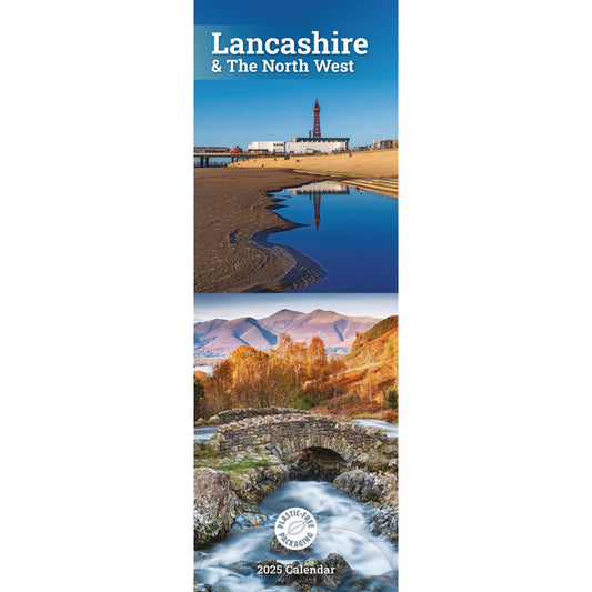 Lancashire & The North West Slim Calendar 2025 (PFP)