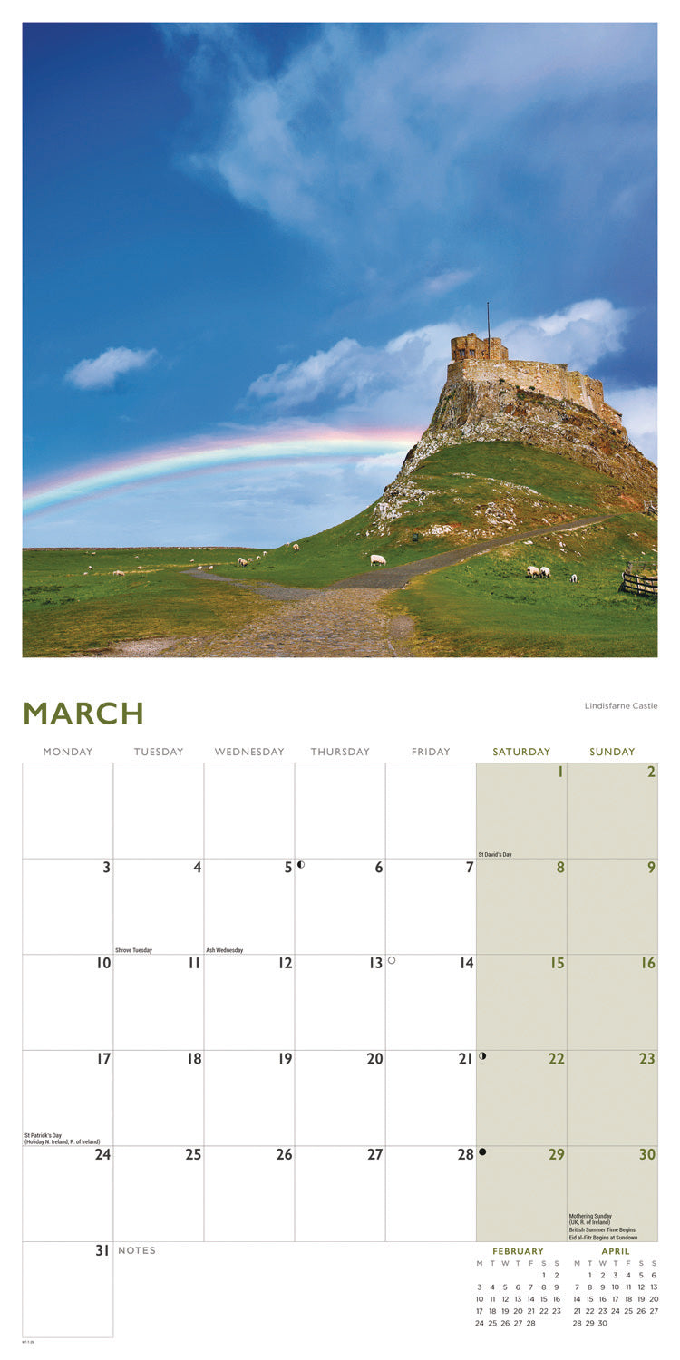 Northumberland Wall Calendar 2025 (PFP)