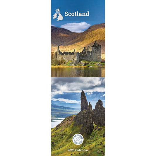 Scotland Slim Calendar 2025 (PFP)