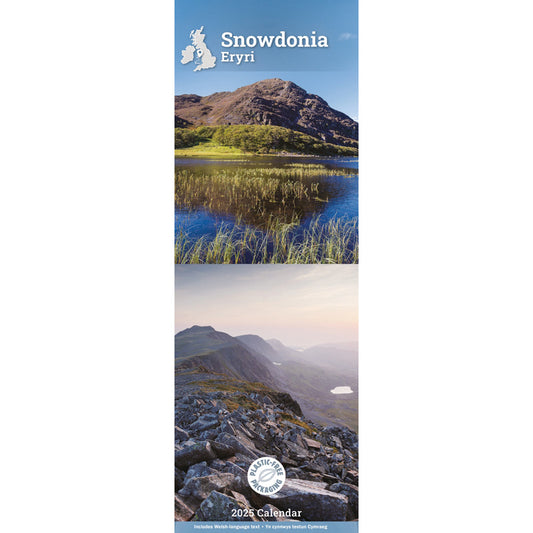Snowdonia Slim Calendar 2025 (PFP)