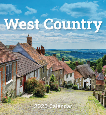 West Country Mini Easel Calendar 2025