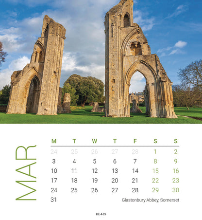 West Country Mini Easel Calendar 2025