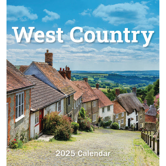 West Country Mini Easel Calendar 2025