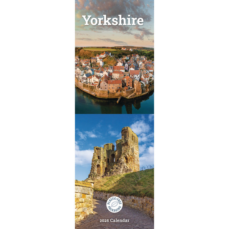 Yorkshire Slim Calendar 2025 (PFP)