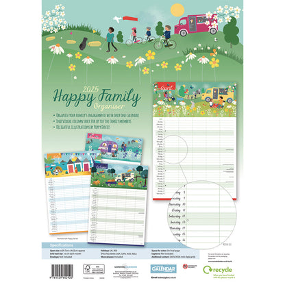 Happy Family A3 Planner 2025