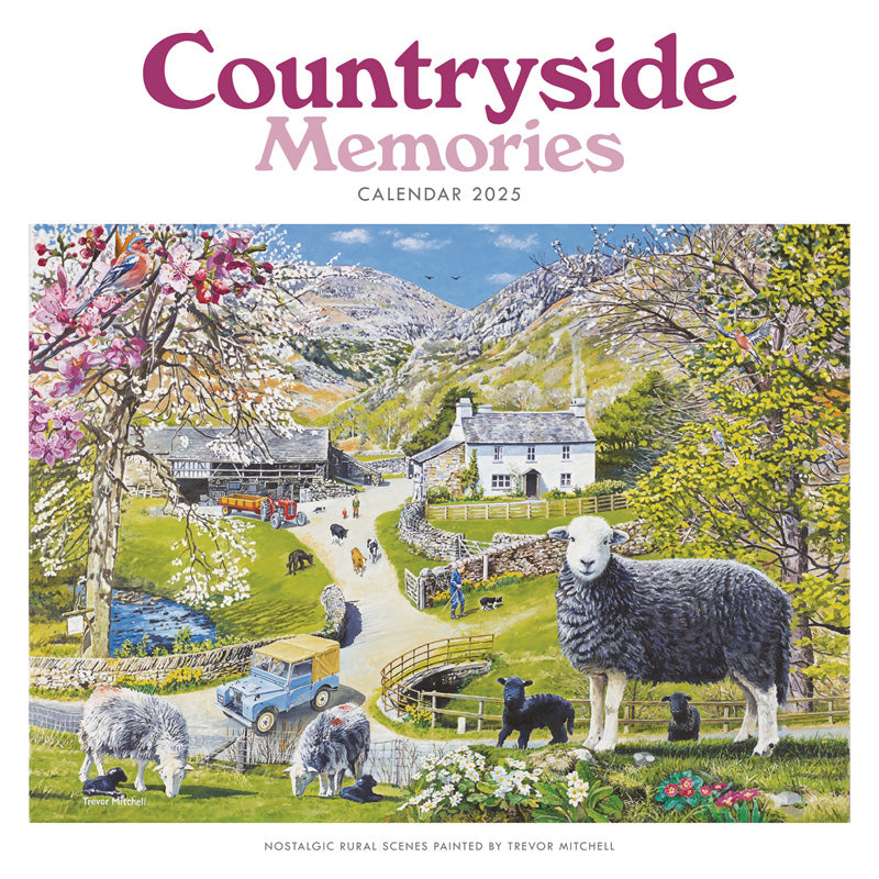 Countryside Memories by Trevor Mitchell Wiro Wall Calendar 2025 (PFP)