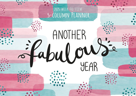 Another Fabulous Year Sherbet Wishes (Week To View) A4 Planner 2025