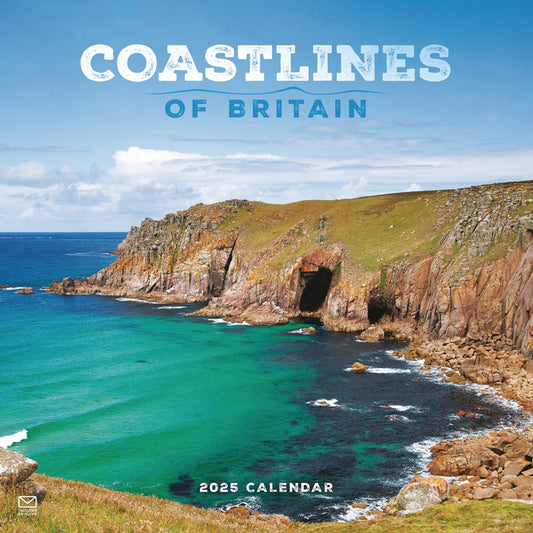 Coastlines of Britain Wall Calendar 2025 (PFP)
