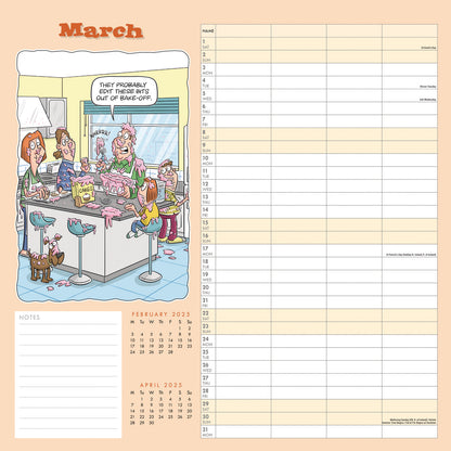 Funny Side of Life Wiro Wall Planner 2025 (PFP)