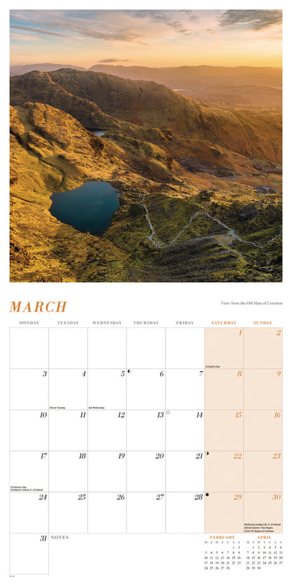 Lake District Wall Calendar 2025 (PFP)