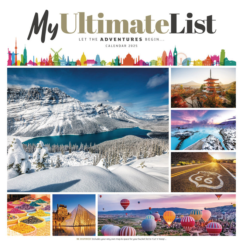 My Ultimate List Wall Calendar 2025 (PFP)