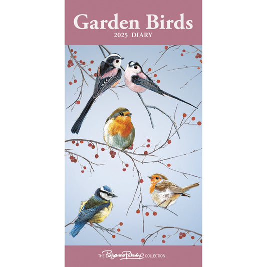 Garden Birds by Pollyanna Slim Diary 2025 (PFP)