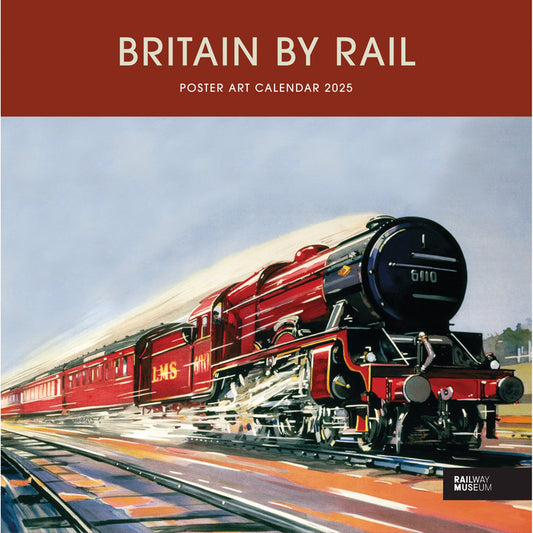 Britain By Rail NRM Wiro Wall Calendar 2025 (PFP)