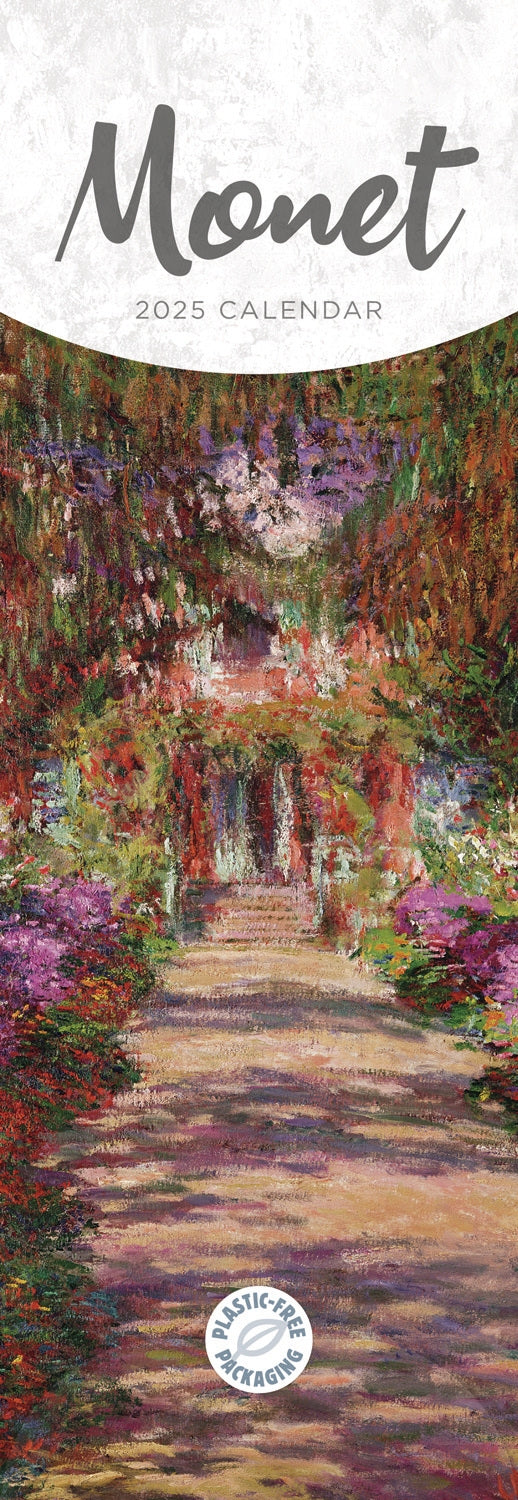 Claude Monet Slim Calendar 2025 (PFP)