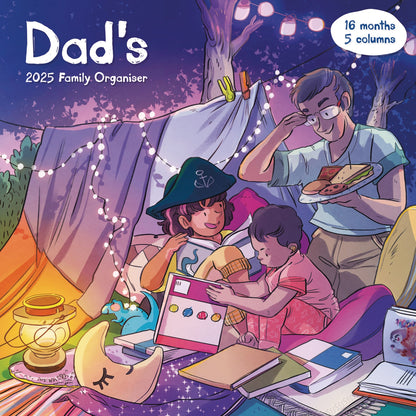 Dads Family Organiser Wall Planner 2025