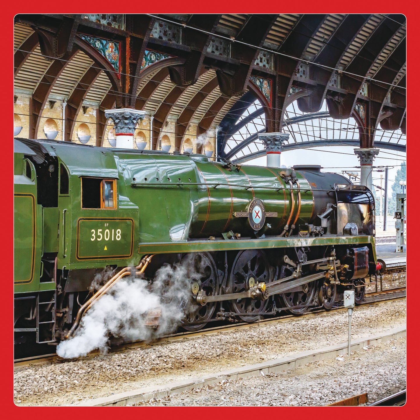 Steam Railway Wall Calendar 2025 (PFP)