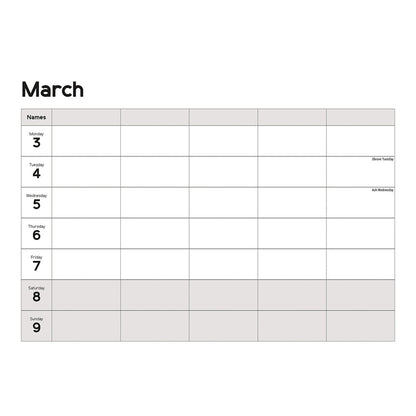 Essential Organiser (Week To View) A4 Planner 2025