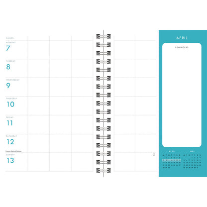 Organised Family (Geometric) Planner A5 Diary 2025 (PFP)