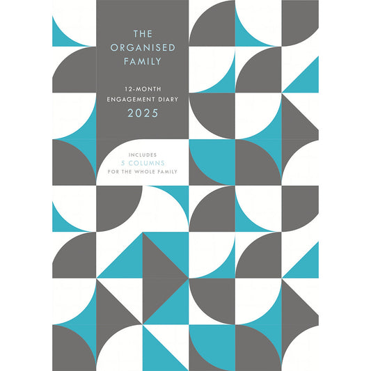 Organised Family (Geometric) Planner A5 Diary 2025 (PFP)