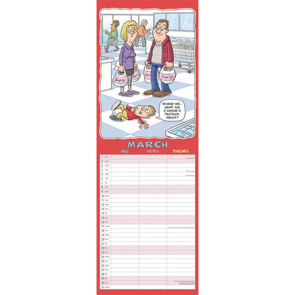 Wacky World of His Hers and Theirs Slim Planner 2025 (PFP)