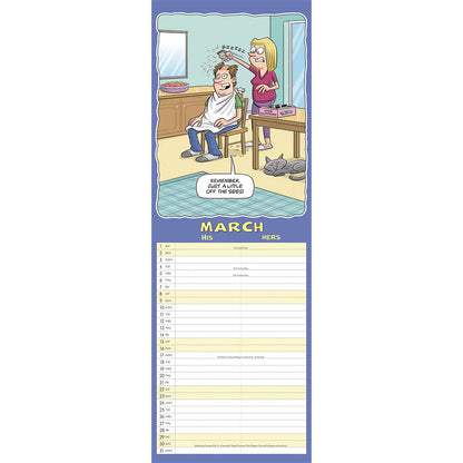 Wacky World of His n Hers Slim Planner 2025 (PFP)