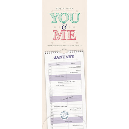 You and Me Slim Planner 2025 (PFP)