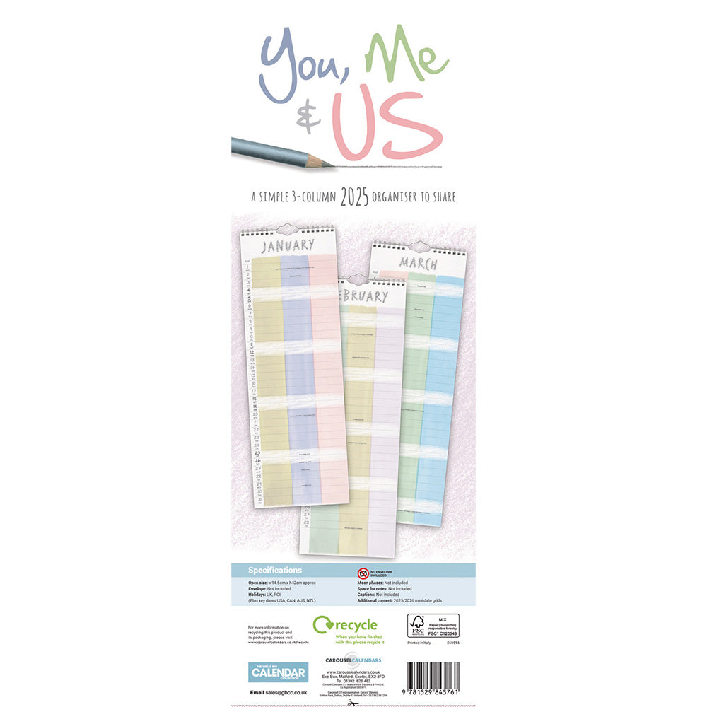 You, Me and Us Slim Planner 2025 (PFP)