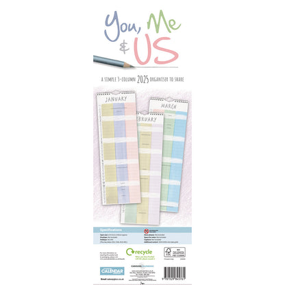 You, Me and Us Slim Planner 2025 (PFP)