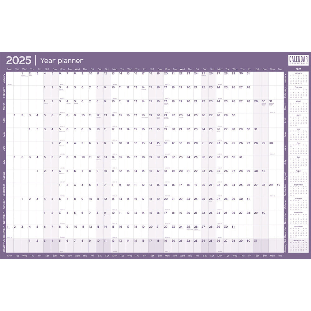 Essential Roll Planner 2025