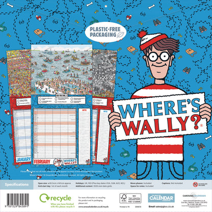 Where's Wally? Wall Planner 2025 (PFP)