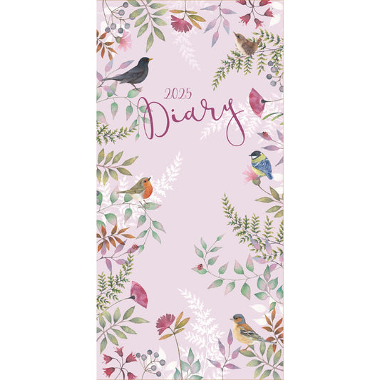 Vintage Garden Floral Slim Diary 2025 (PFP)