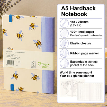 Emma Bridgewater Bumblebee A5 Notebook