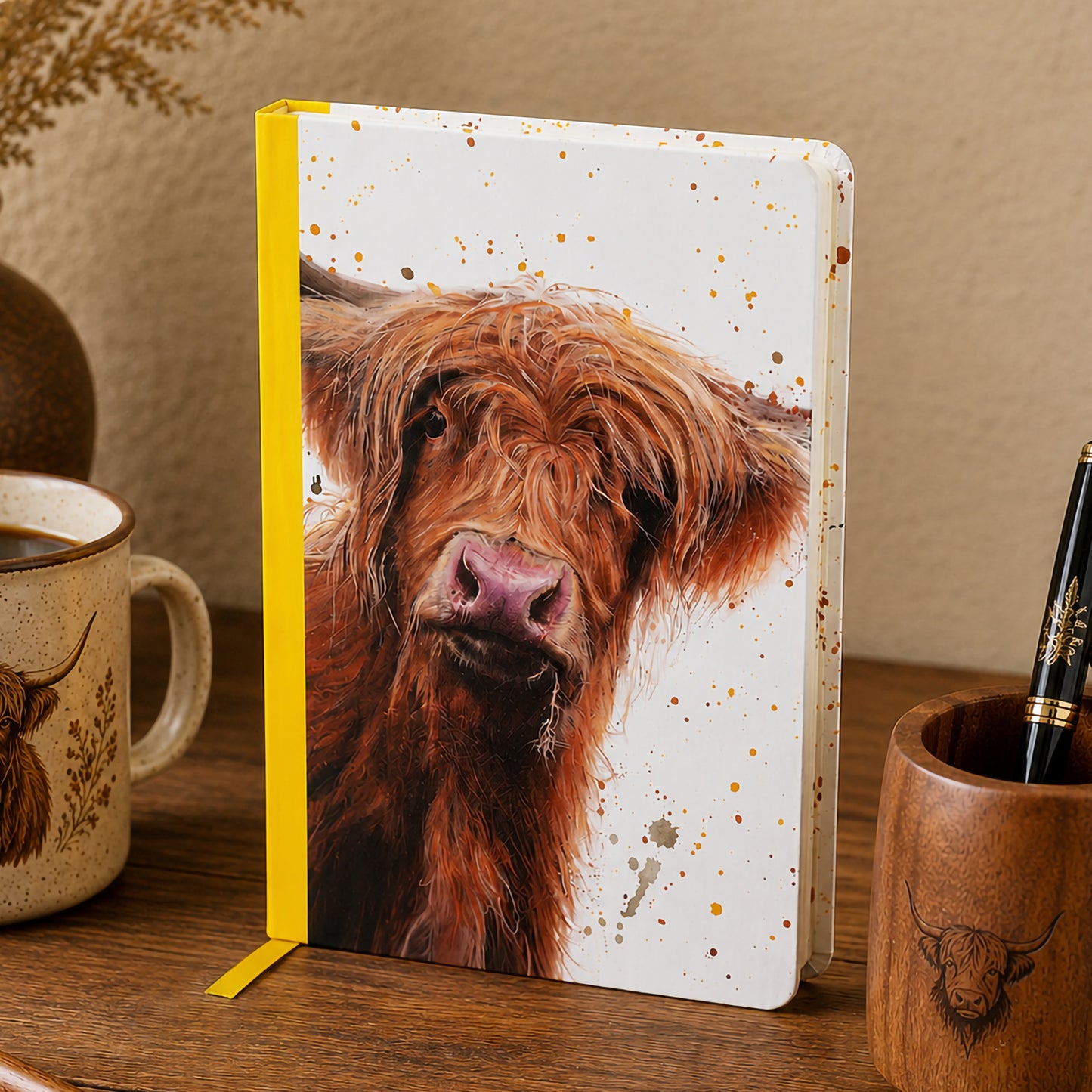 Bree Merryn Highland Cow A5 Notebook
