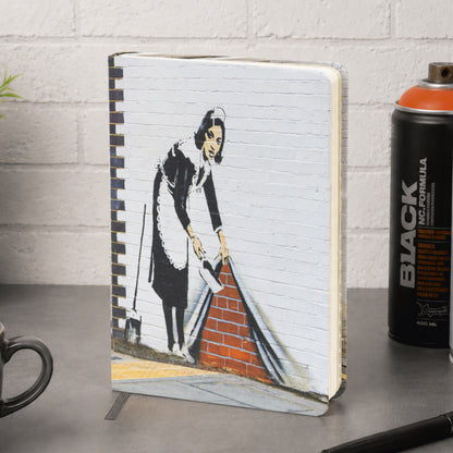 A5 Notebook Featuring Banksy's Artwork